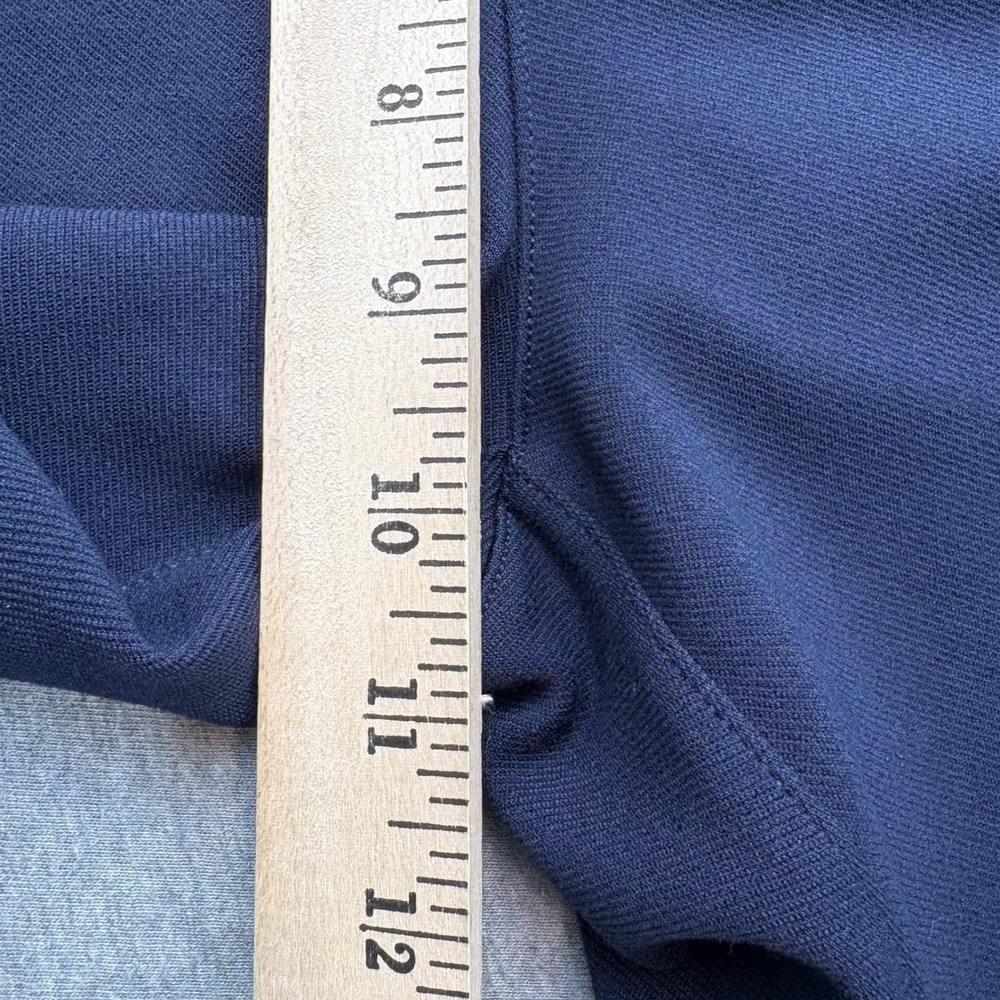 Stelle Pants Womens M Blue Flat Front Straight Leg Stretch Pants‎ Career Office - Picture 3 of 8